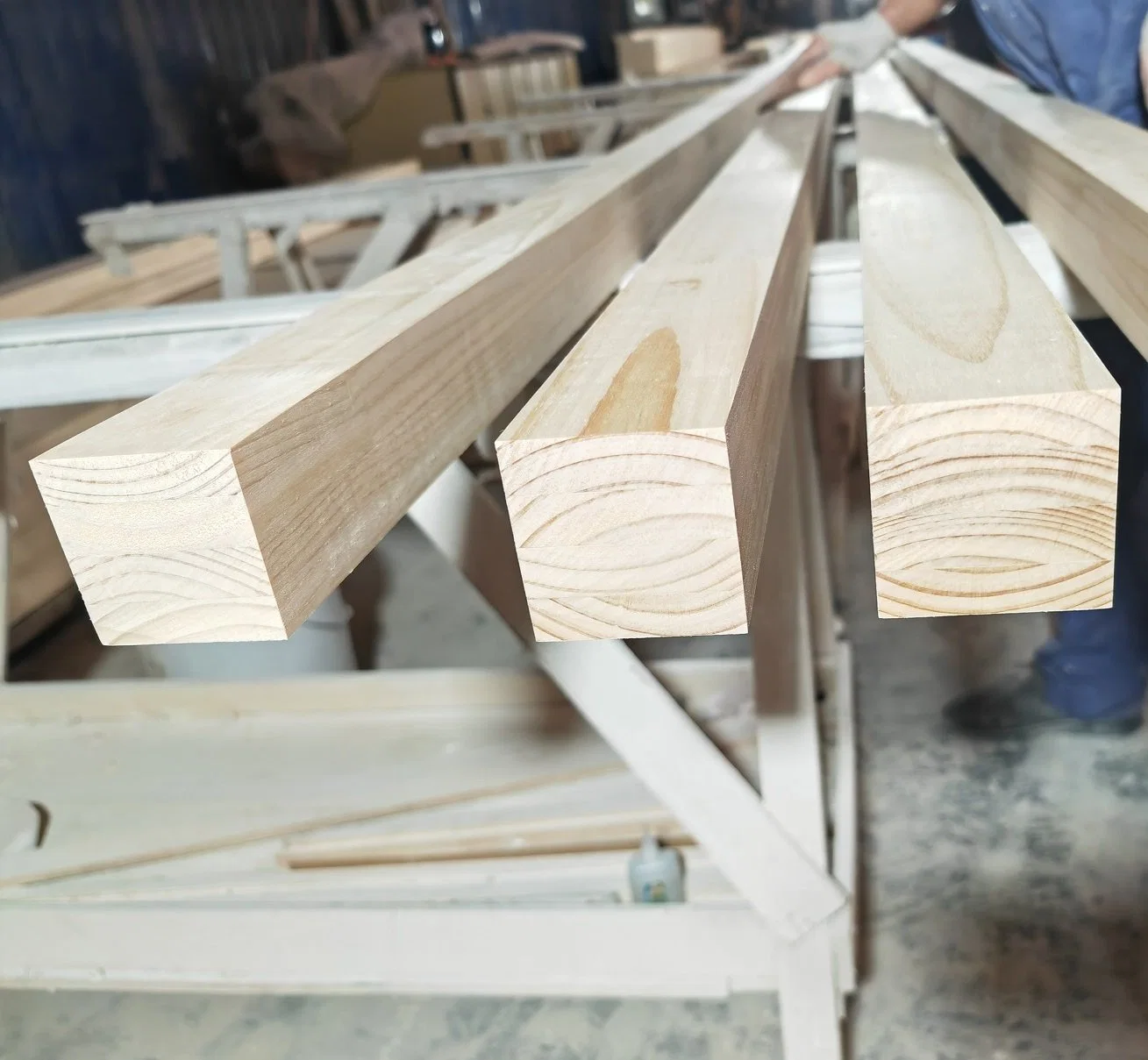 Veneer Lumber Furniture Solid Wood Panel Finger Jointed Boards Wood Board