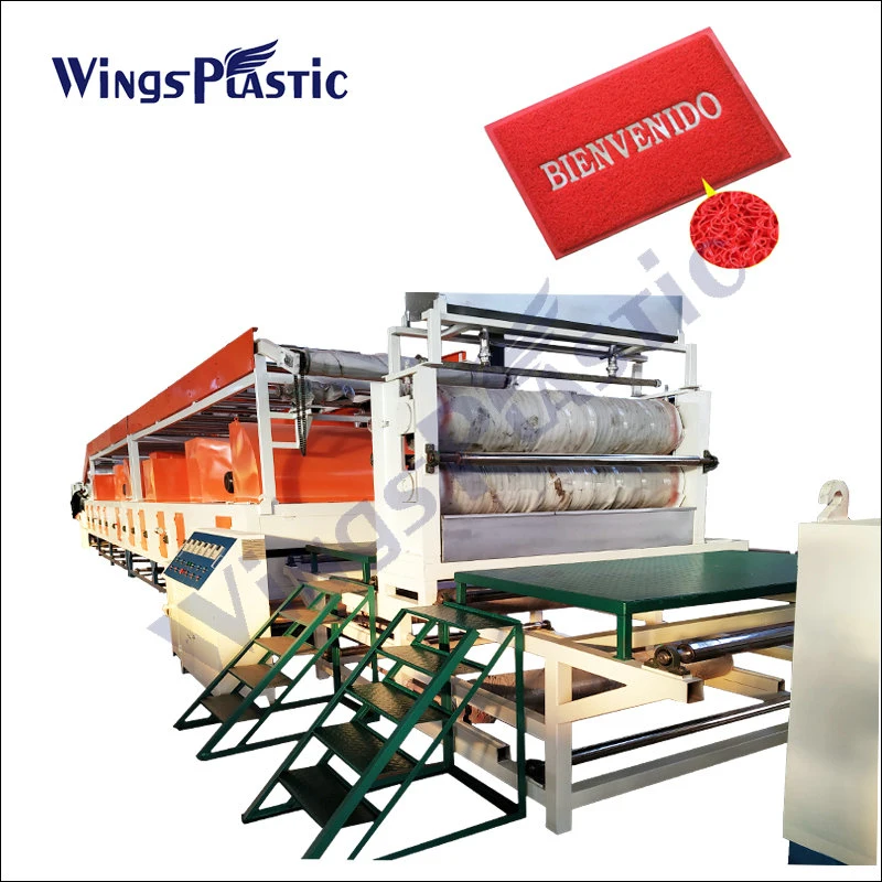 Best Machine Produce PVC Plastic Coil Car Mat with Spike Backing