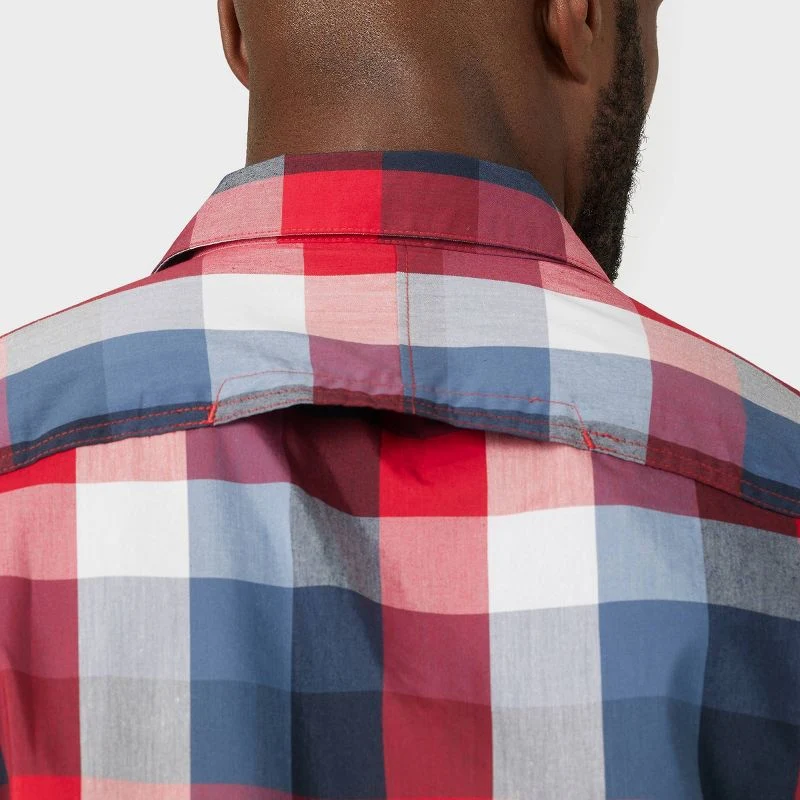 2022 Nuevo Plaid camisas de manga larga para los hombres al por mayor de las camisas de hombre casual