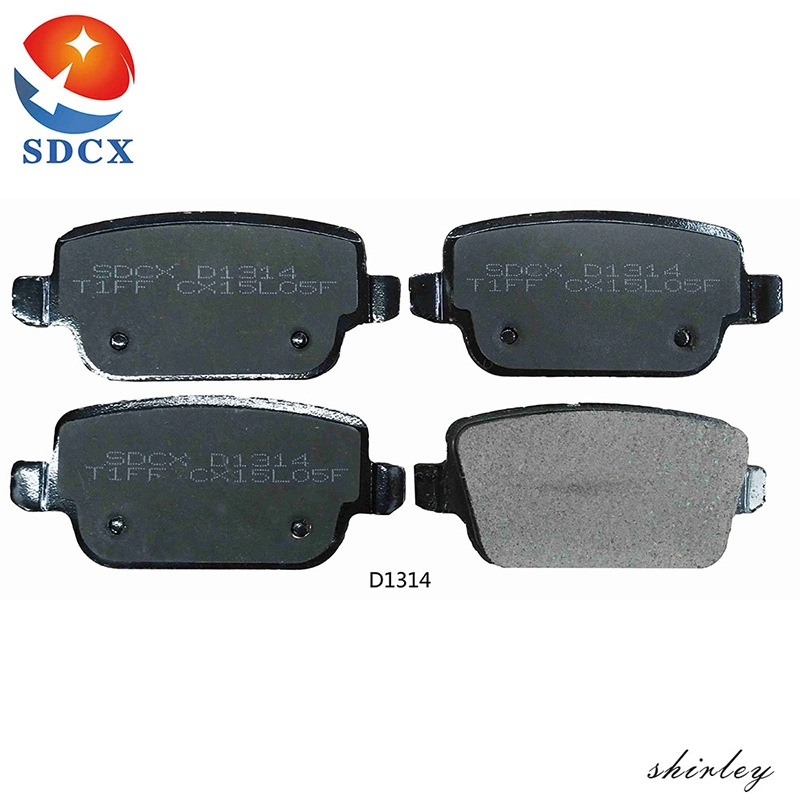 Sdcx Factory Directly Ceramics High quality/High cost performance long Wearness Noise Control D1314 Brake Pad