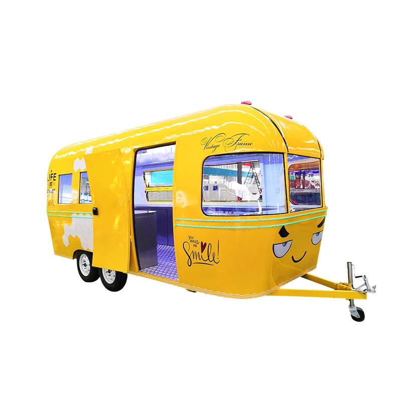 Hot Sale Street Hot Dog Mobile Airstream Caravan Fast Food Truck