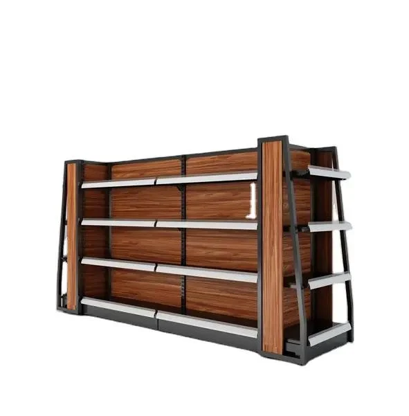 Factory Direct Shelves for Retail Store Supermarket Shelf Wooden Gondola Shelving