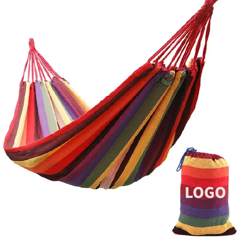 Nylon Wholesale Jardín portátil exterior Camping tela Hammock silla Swing