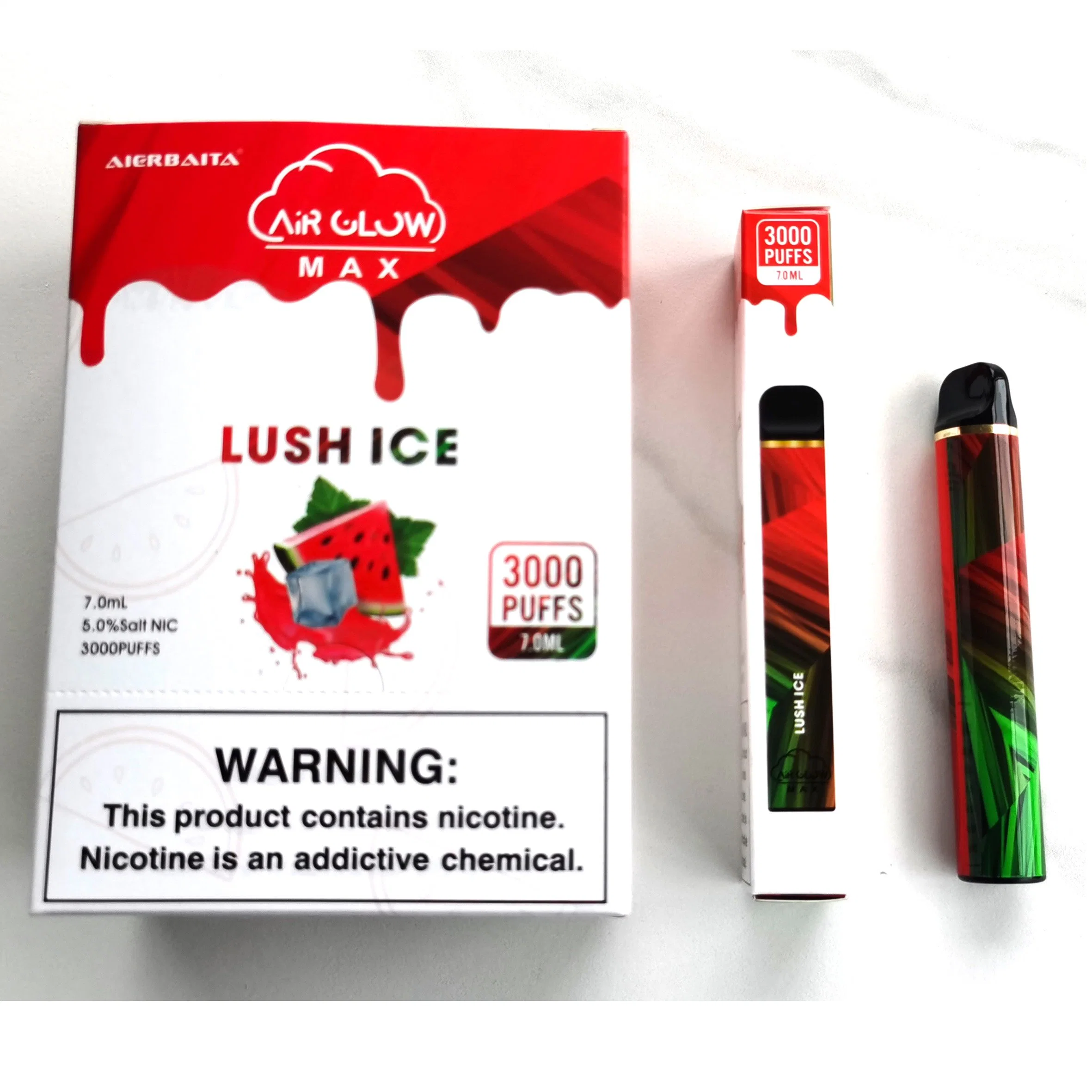 New Europe Hot Selling Air Glow Max 3000 Puffs Disposable Vape Pod with 5 Flavors