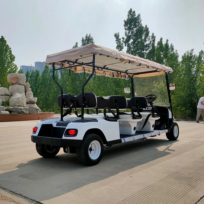 Tout terrain pas cher pare-brise teinté 6 places tout nouveau buggy Street Legal chariots électriques de golf à vendre