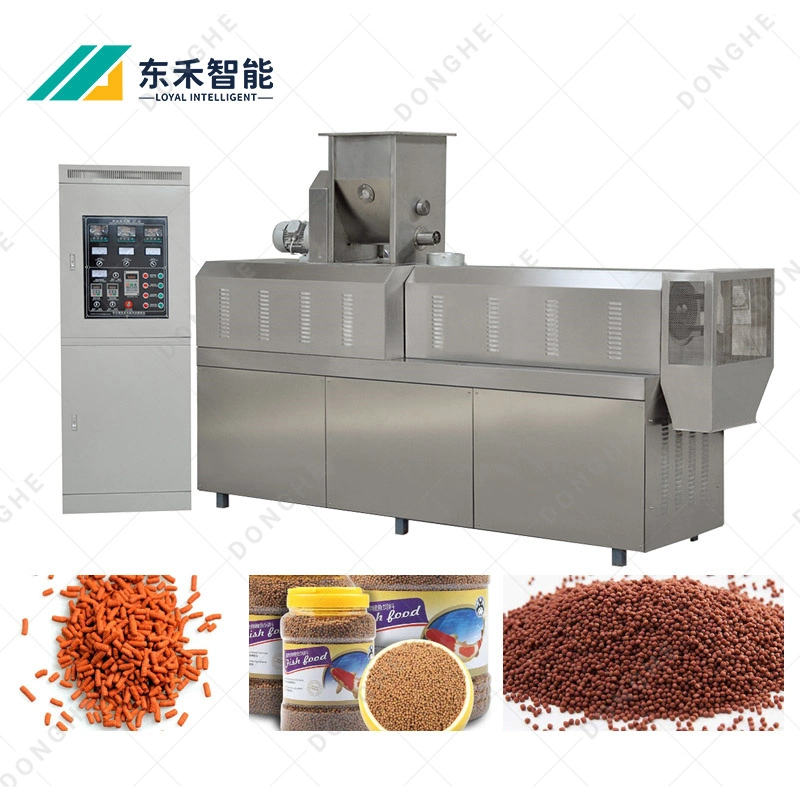 Zwei-Schrauben-Extruder Dog Food Process Line Fischfutter Produktionslinie