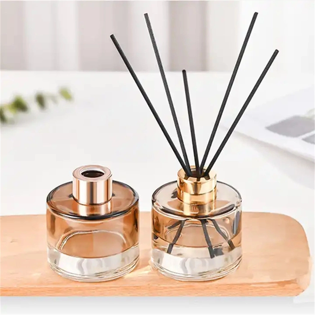 Wholesale/Supplier Hot Sale Empty Round 100ml Colorful Cylindrical Glass Bottle Aromatherapy Jar Reed Diffuser Fragrance Glass Bott