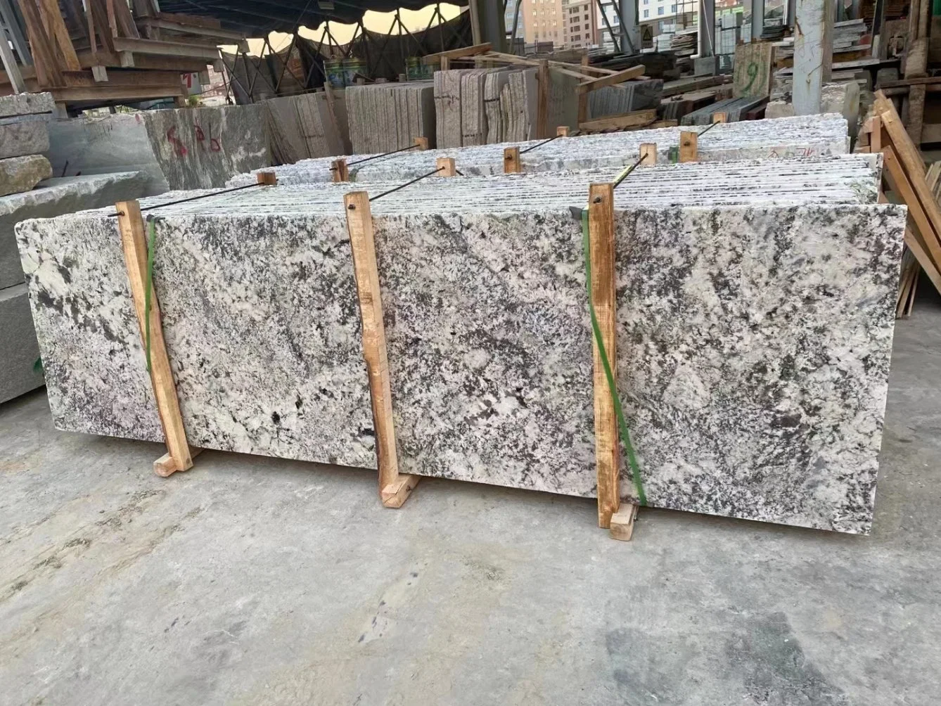 Good Price Snow Fox Granito Tile Stone for Building Countertop/Wall/Stair Granite