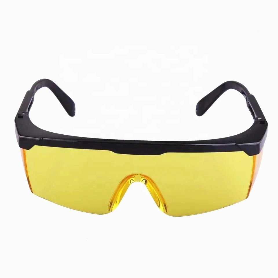 Gafas de seguridad ajustables con lentes transparentes y antiarañazos al por mayor para trabajadores