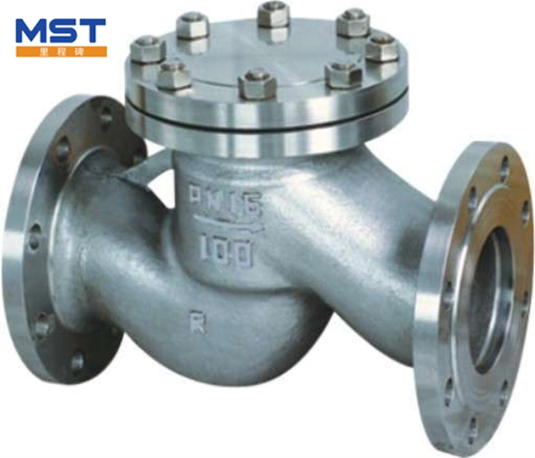 Cast Ductile Iron Lift Flange Check Valve for Water Oil Gas Industrial Gate Ball Butterfly Water Pipe Connector
