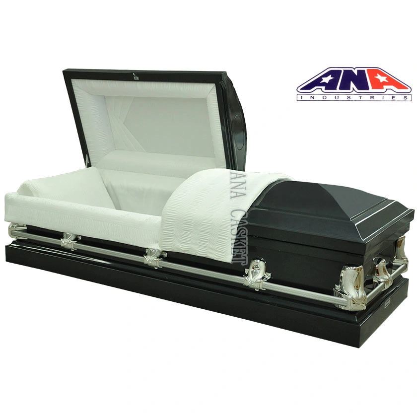 Ana Casket Wholesale/Supplier Distributor White Finish 20 Ga Steel Coffin Casket