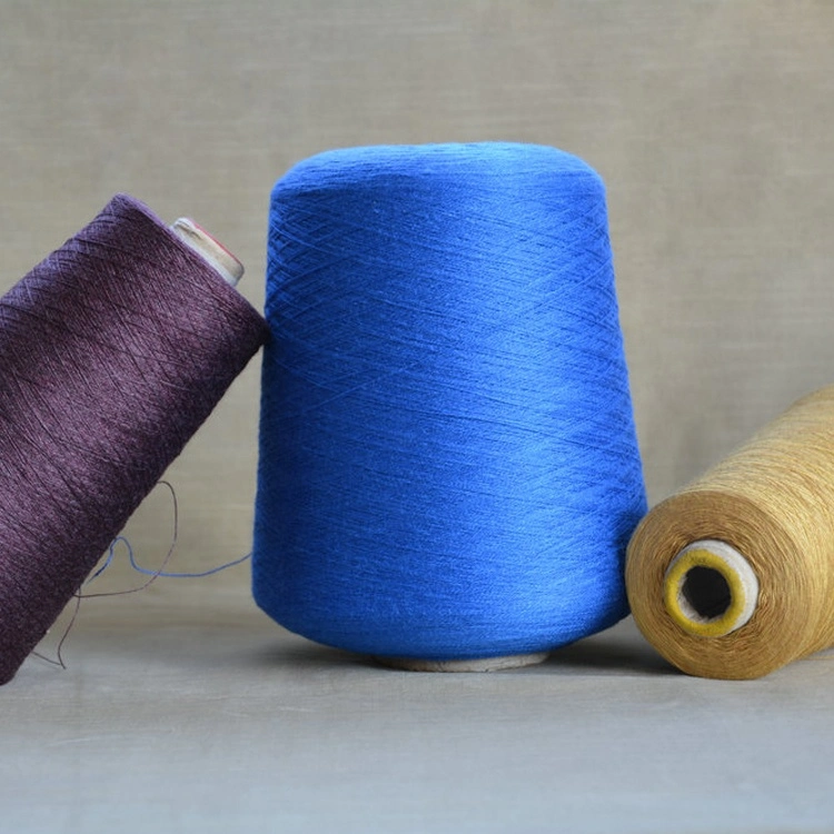 30s/2 Dyed Viscose Linen Like Yarn Ring Spun Factory Wholesale/Supplier