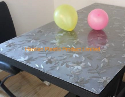 2mm 3mm Clear Plastic Fabric PVC Table Cloth