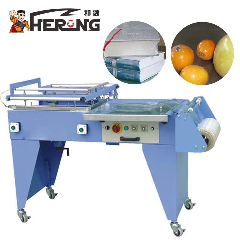 Hero Brand Thermal Telephone Android L Sealer and Pack Measuring Tape Automatic Side Sealing Shrink Packing Machine