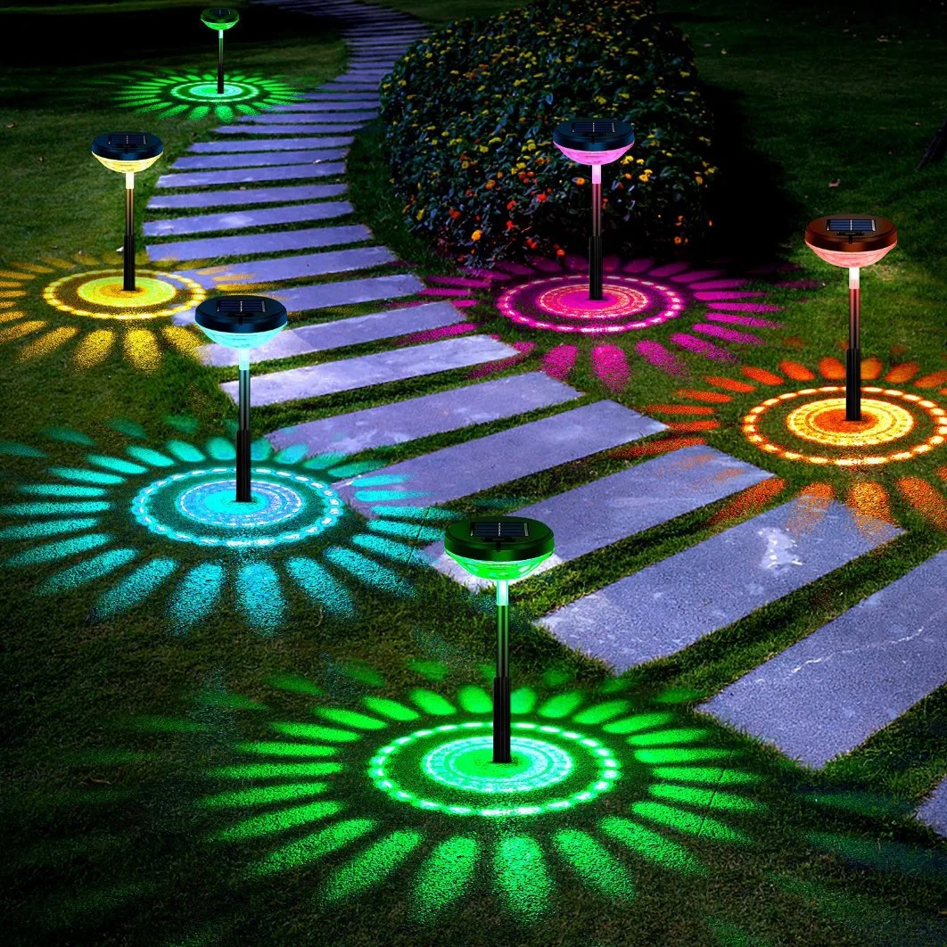 Jardín de Luz Solar LED exterior IP67 Super brillante lámpara de césped en el patio el patio de la pasarela decorativos paisaje