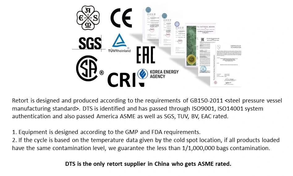 Multi-Function Pilot Retort/Smart Retort/Autoclave/Sterilizer for All Kinds of Packages/Laboratory Sterilization Test