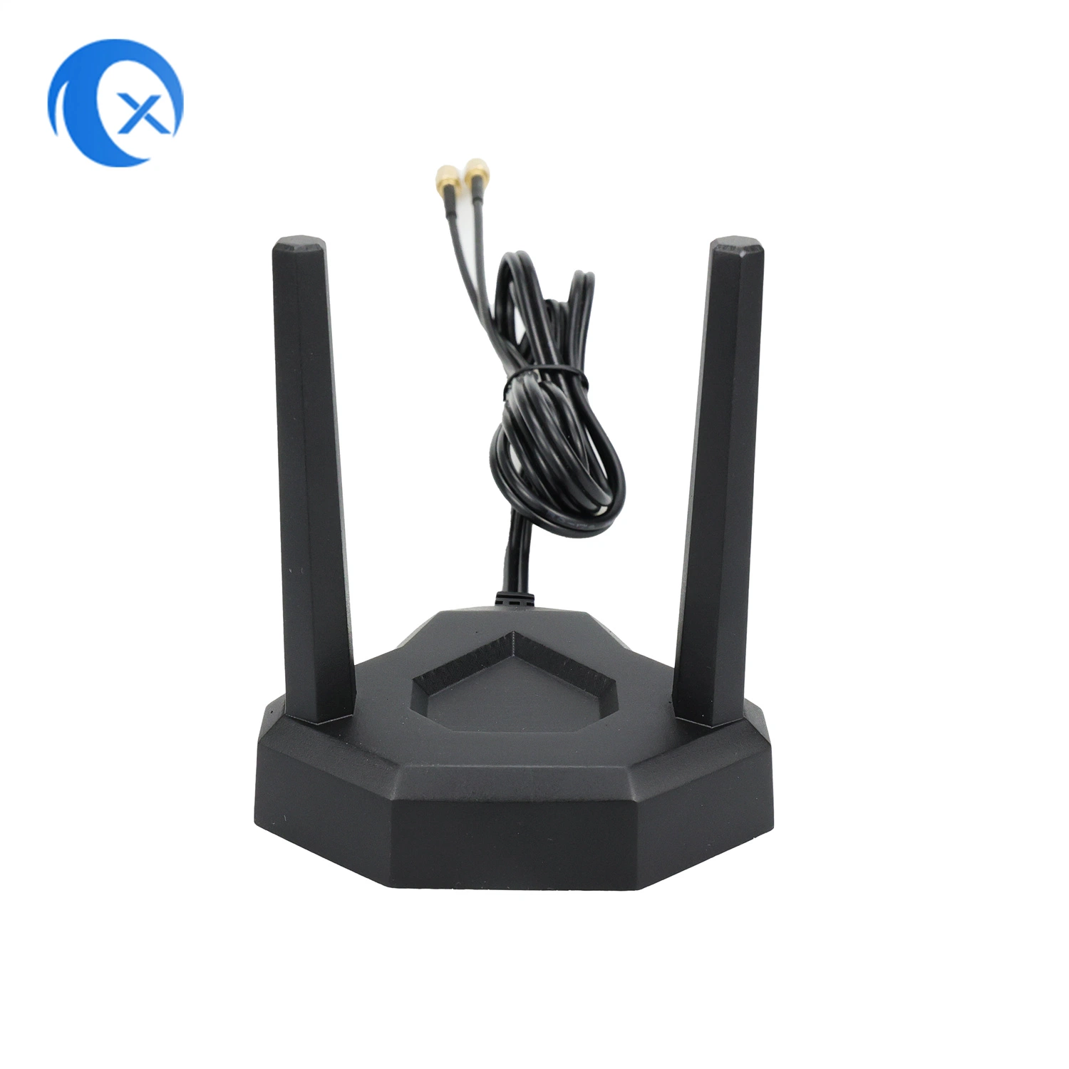 2,4GHz 5GHz Dualband-Antenne mit RP-SMA-Stecker, magnetisch Basis für den mobilen Hotspot des WLAN Wireless Routers