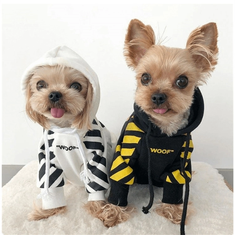 Pet Clothes with Hat Luxury Custom Dog Hoodies Plain Pet Apparel