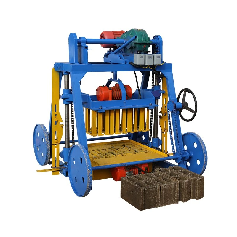 Semi Automatic Hollow Concrete Paving Block Making Moulding Machine Manual Cement Egg Laying Brick Making Machinery