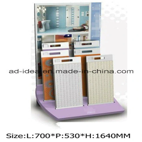 Customized Color Display/ Display Rack/Stand/Shelf for Tile Exhibition/Advertising