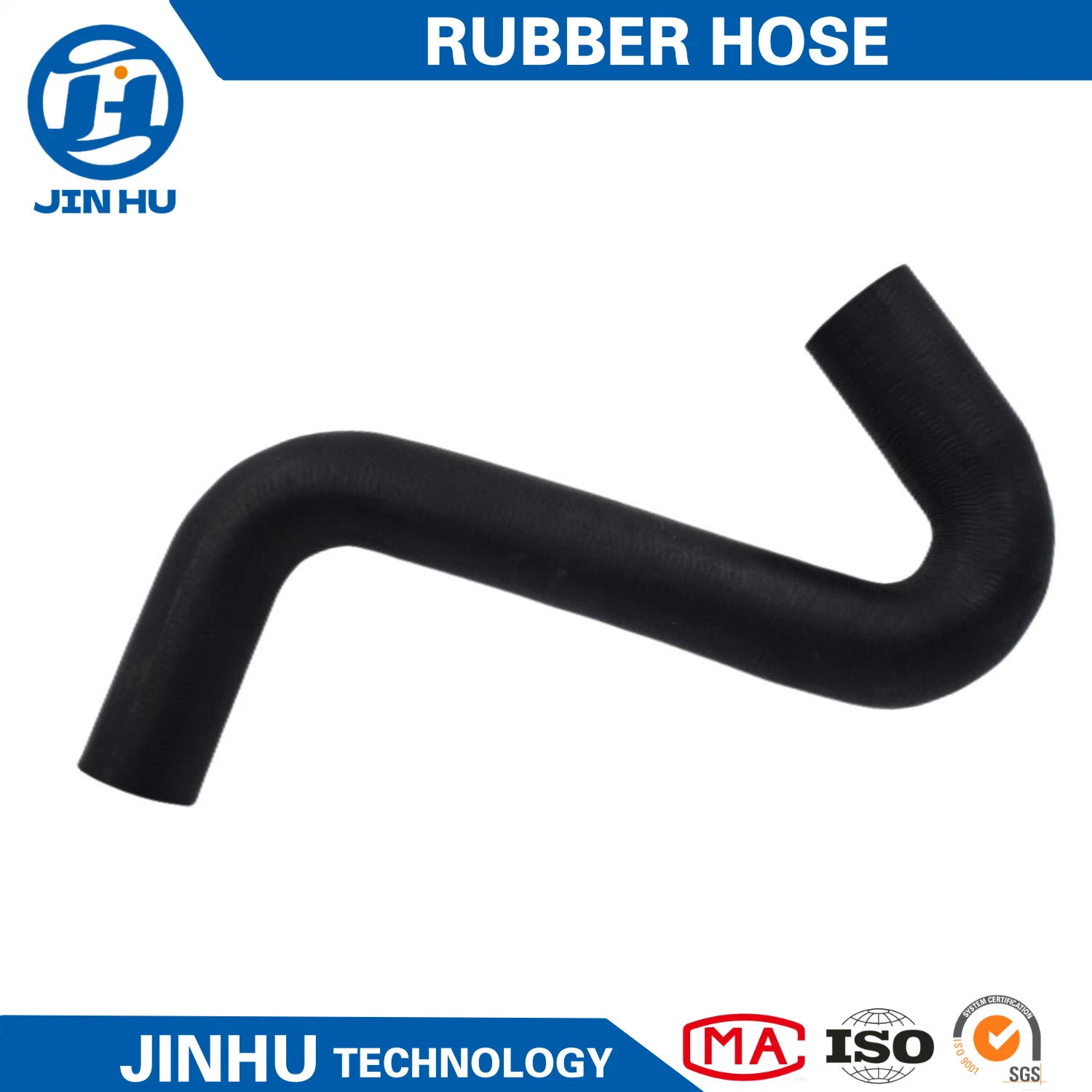 Textile Braided Air Hose Industrial Oil Water Pump Wire Fabric Hydraulic Black Silicone Rubber Hose