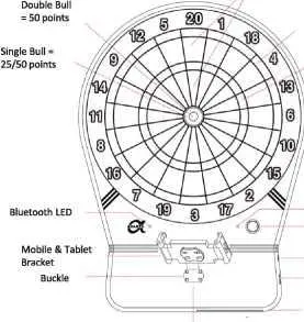 A7 Adarts Safety Entertainment Arcade Game Plastic Dart Machine