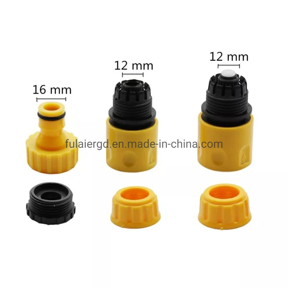 Car Wash Water Quick Coupling Kit for Irrigation 1/2 Inch Hose Stop Water Connectors Drip Irrigation Fittings