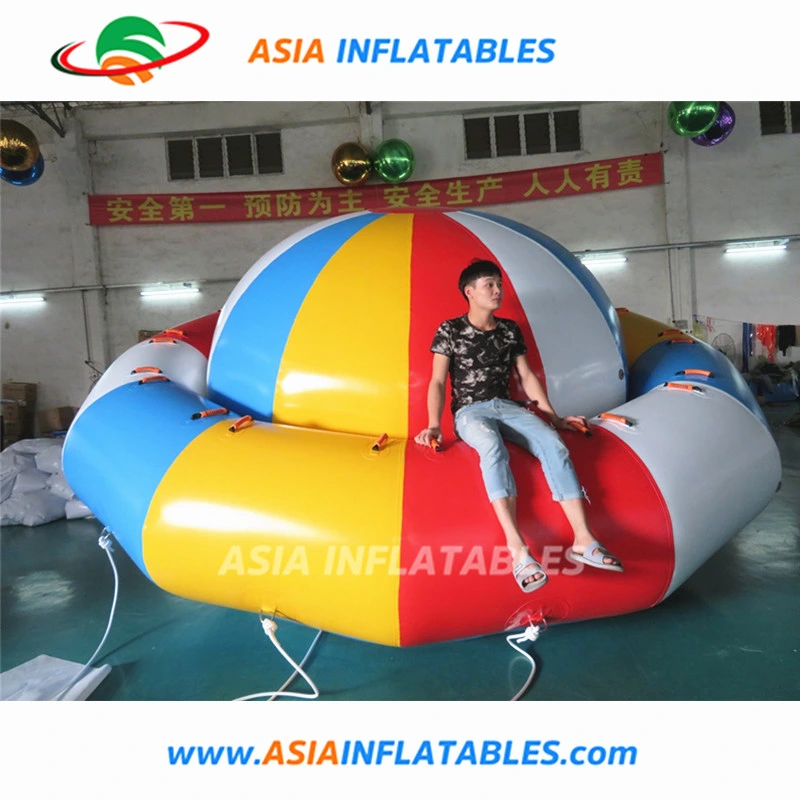 Inflatable Spinning UFO Disco Boat Towable Tube for Water Games