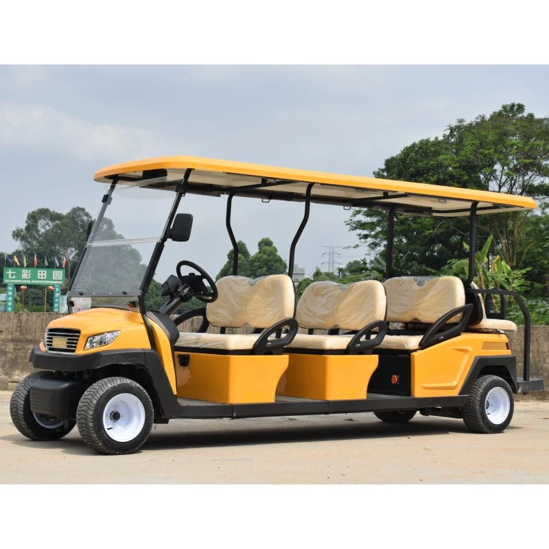 Comfortable Electric 8 Seats Cheap Golf Carts Sightseeing Car