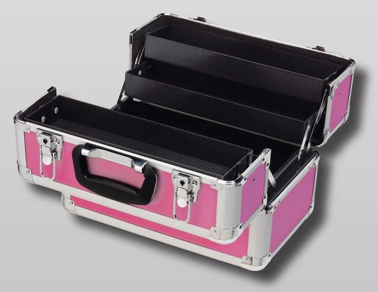 Professional Aluminum Cosmetic Case, Aluminum Case with Different Colors for Sale (KeLi-Hz51)