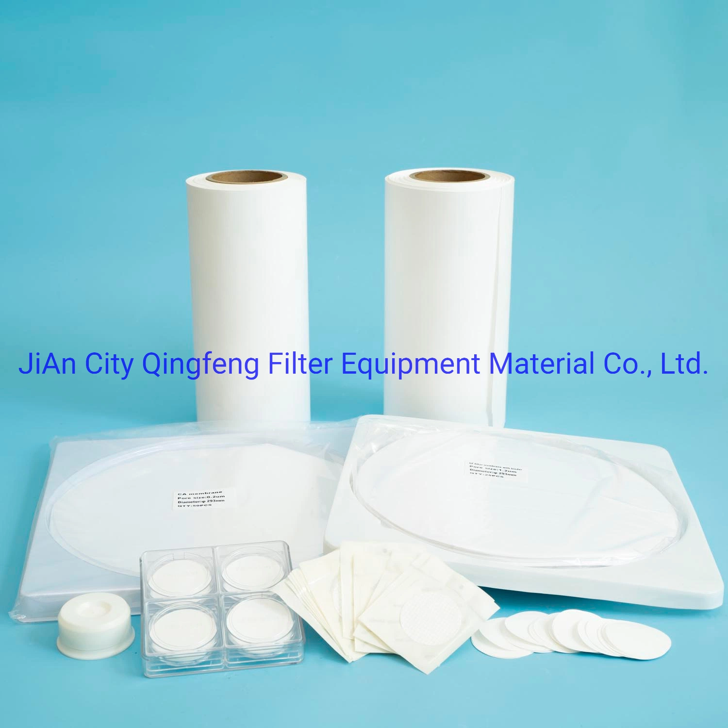 0.1um 0.22um 0.45um 1.2um 3.0um 5.0um 47mm Nylon Filter Membrane for Disposable Lab Use