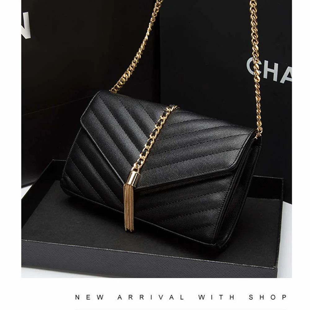 Wholesale/Supplier Women Shoulder Purse Top Quality Replica Chain Crossbody Bag