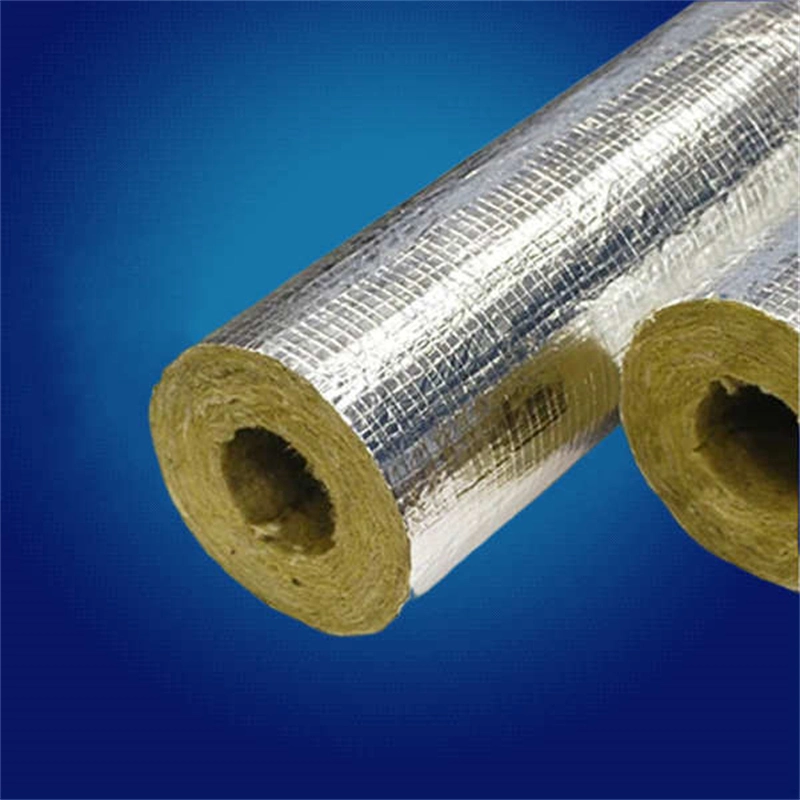 60-150 Kg/M&sup3; Rock Wool Insulation Tube for High Temp Pipeline