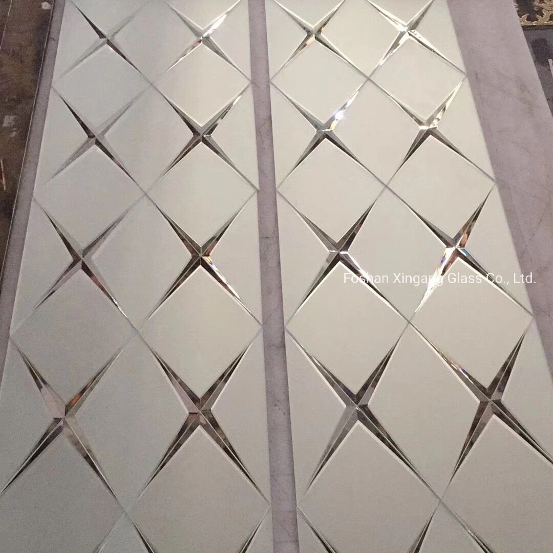 Beveled Edge Glass/Decoration Mirror Wall Decoration for Casino KTV Hotel Counter Backgound