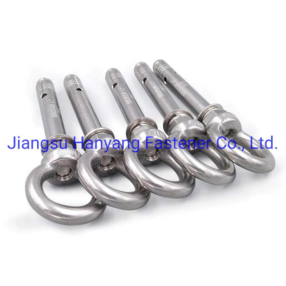 Eyebolt Stainless Steel Wall Concrete Brick Anchor Expansion Ring Screw