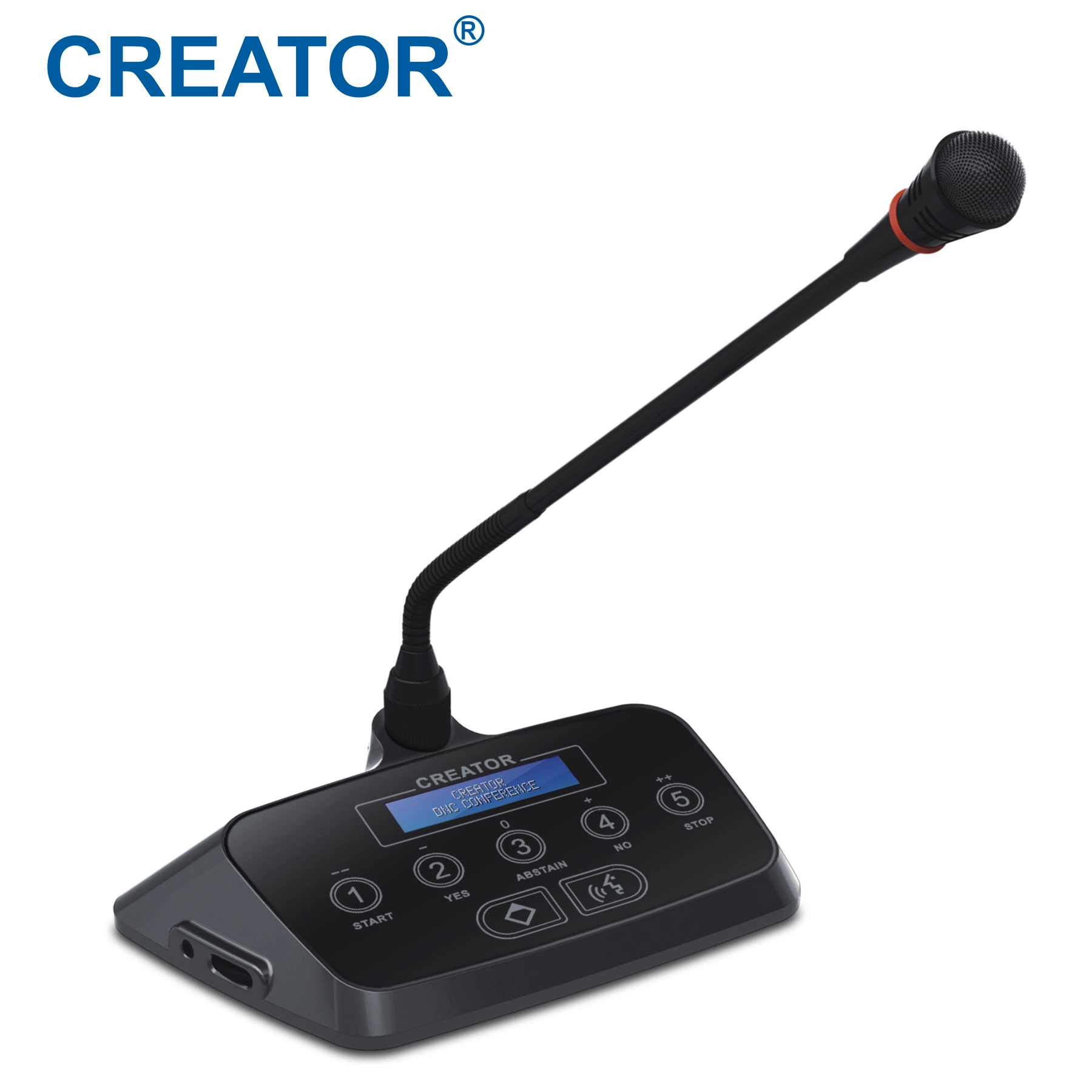 Creator Fully Digital Tabletop Discussion & Voting Microphone Audio Conference System Gooseneck Microphone