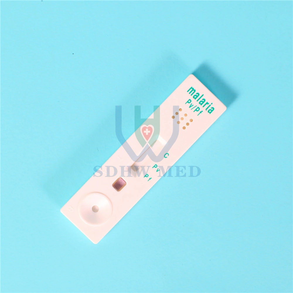 Factory Wholesale/Supplier Malaria PV PF Test Kit Blood Test Cassette