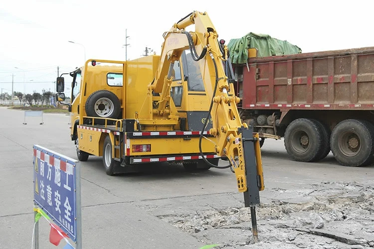 Canalización de la reparación de la ingeniería de mantenimiento de la carretilla elevadora con generador de energía eléctrica, compresor de aire, máquina de corte, máquina de soldadura, cavar un martillo de aplastamiento de la excavadora