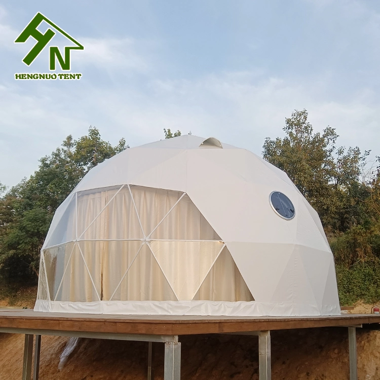 Large Spacious Wild Forest Adventure Camping Prefab Tiny House Multi-Color Glamping Hotel Dome Tent for 2-4 People