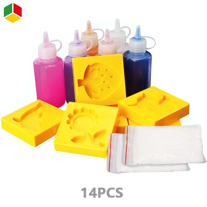 QS Magical 14PCS Laboratory Toys in Meal Box Wonderful Design School Scientific Stem Toys Learning Educational Toys for Children