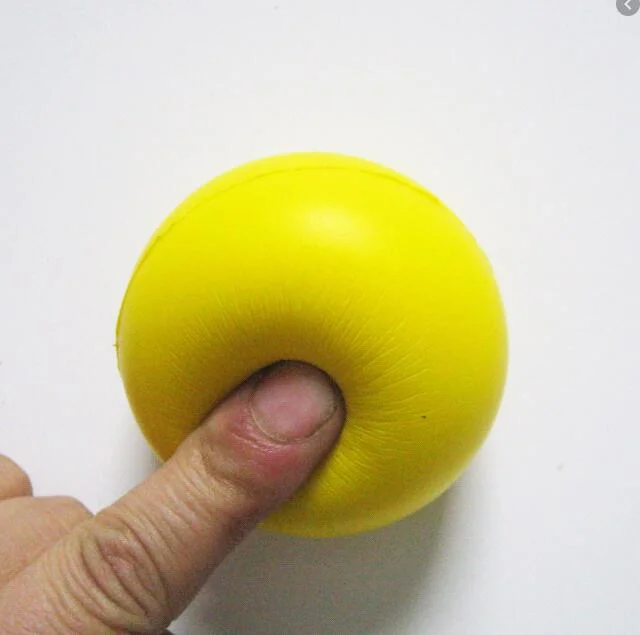 Yellow Star Shape PU Foam Stress Reliever Souvenir Toys OEM Promotion Stress Ball