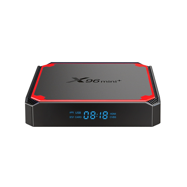 X96 Mini Plus TV Box 2 GB X96mini Android 9.0 de 16 GB Caixa de TV Android TV Smart Tvbox S905W4 2.4G/5 GHz com Wi-Fi e 4K IPTV Coloque o Top Box X96 Mini-superior