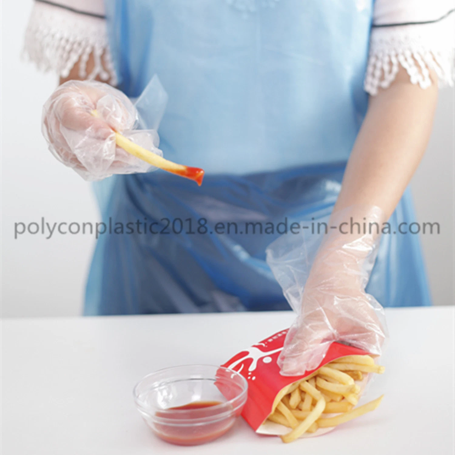 Factory Sale Transparent Disposable LDPE/HDPE Various Specification Hand Glove for Food Grade