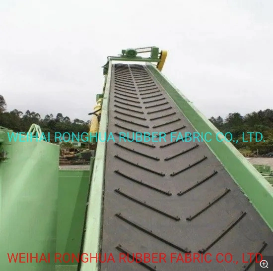 Ep/Nn/Cc/High Temperature/Fire Resistant/Oil Resistant/Tear Resistant/Wear Resistant Open Closed V Type Chevron Fabric Pattern Rubber Conveyor Belt