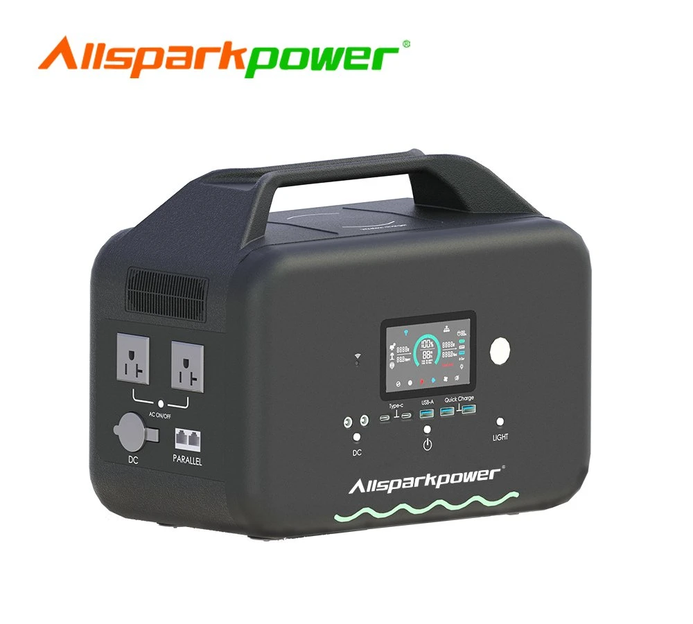 Allsparkpower 1000W Estação de Energia Portátil com banco de Energia Sem Carga para camping