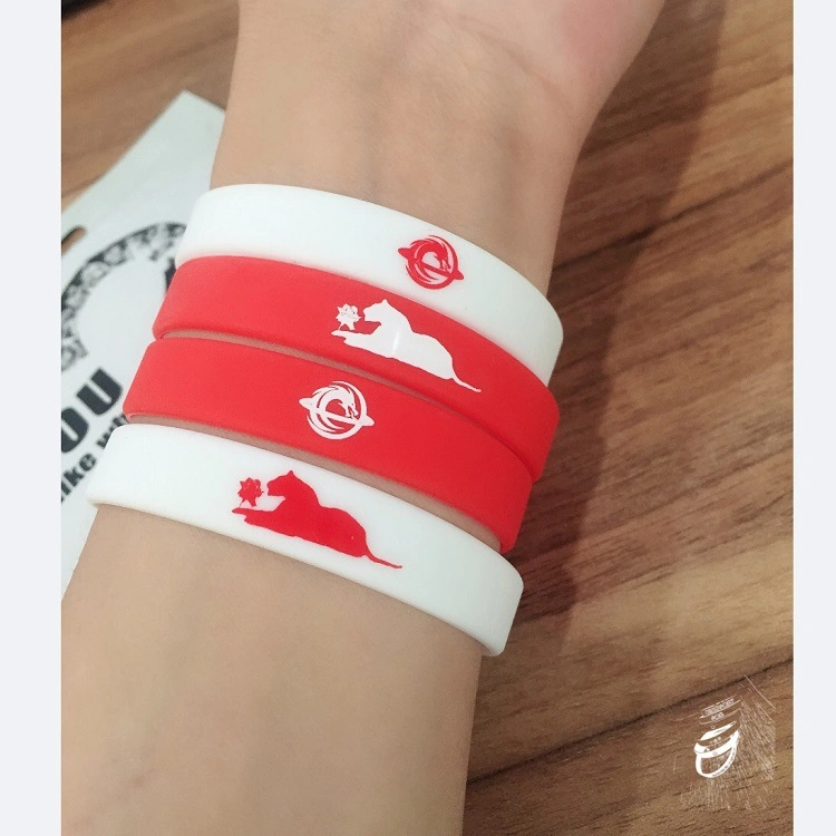 Promotional Silicone Wristband with Croatia Logo