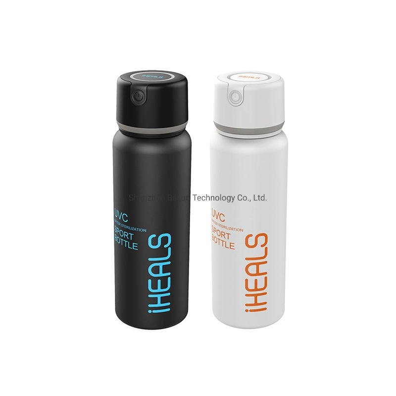 Hot Sales UV Outdoor Wide Mouth Stainless Steel Skinny Sport Portable Water Bottle