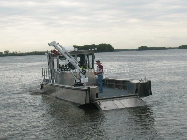 Barco de passageiros para turismo, táxi aquático de alumínio, barco de pesca, embarcação de desembarque.