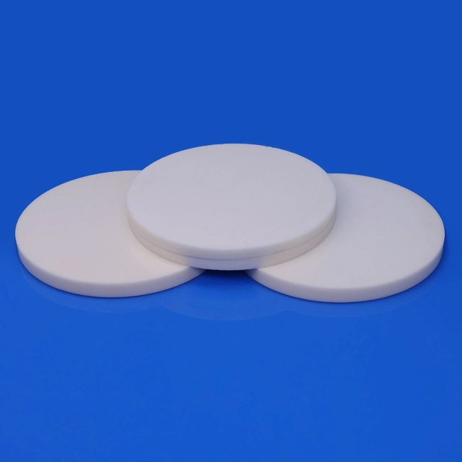 Advanced Custom Industrial High Purity Al2O3 Alumina Ceramic Round Plate