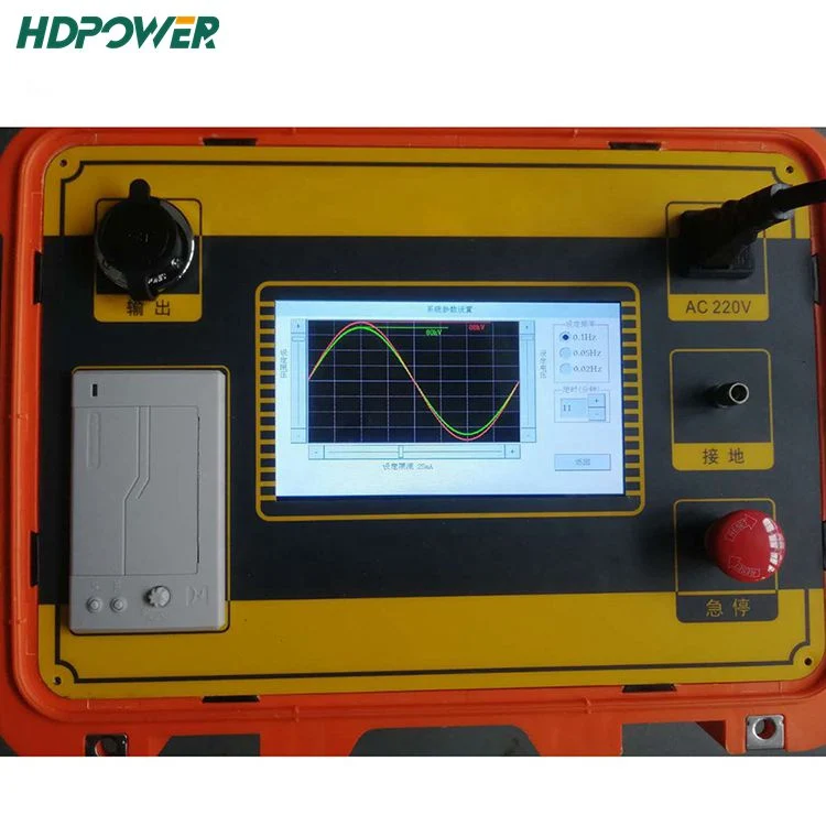 Ca Hipot fabricante Tester Comprobador de Muy Baja Frecuencia Vlf las pruebas de cables